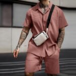 Men's Casual And Comfortable Polo Short-sleeved Shorts Suit - Image 10