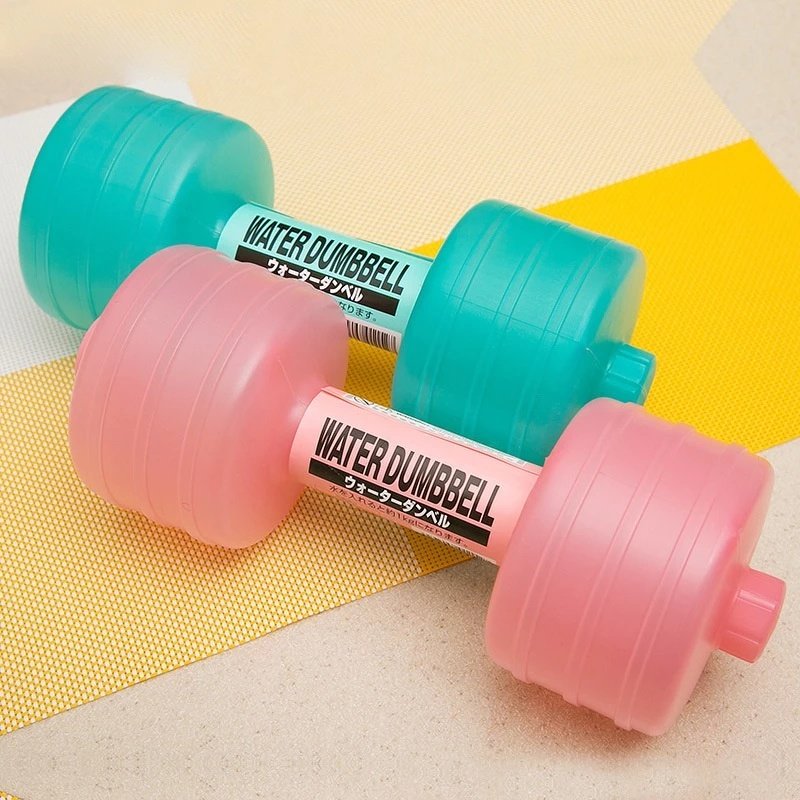 1618475813758.jpg Body Building Water Dumbbell Weight Dumbbells Slimming Fitness Gym Equipment Yoga for Training Sport Plastic Bottle Exercise - Image 1