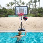 PVC Transparent Board Basket Frame Adjustable 115-135cm Basketball Stand - Image 2