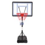 PVC Transparent Board Basket Frame Adjustable 115-135cm Basketball Stand - Image 3