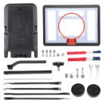 PVC Transparent Board Basket Frame Adjustable 115-135cm Basketball Stand - Image 9