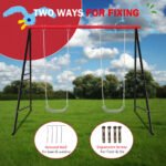 Swing Stand, For Children And Adults, 500 Lbs Heavy-duty Metal A-frame Backyard Swing, For Indoor And Outdoor Use, Red, Stand Only TEMU Can Only Be Lifted By Oneself - Image 6