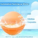 12 Pack Self-Sealing Reusable Silicone Water Balloons - No Magnets, Soft & Durable, Perfect For Pool Parties & Outdoor Play - Image 2