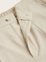 Women's Plus Size High Waist Straight Leg Trousers - Elegant, Polyester, Machine Washable, Casual Suit Pants For Women - Image 5