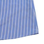 Women's Striped Tie Front Puff Sleeve Summer Casual Mini Dresses Loose Flowy Sundress - Image 10