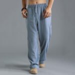 Men's Breathable Linen Loose Casual Sports Pants - Image 10