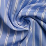 Women's Striped Tie Front Puff Sleeve Summer Casual Mini Dresses Loose Flowy Sundress - Image 9