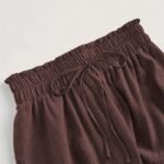 Women's Solid Color High-Waist Knot Detail Flowy Pleated Midi Skirt - Elegant A-Line Skirt For Spring Summer - Image 7