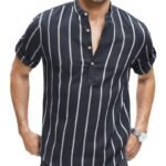 Summer Men's Clothing Short Sleeve Shirt - Image 5