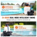 VEVOR Sand Filter Pump For Above Ground Pools, 12-inch, 3000 GPH,Swimming Pool Pumps System & Filters Combo Set With 6-Way Multi-Port Valve & Strainer Basket, For Domestic And Commercial Pools - Image 3