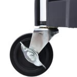 Iron Plastic Folding Service Cart - Image 9