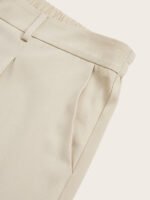 Women's Plus Size High Waist Straight Leg Trousers - Elegant, Polyester, Machine Washable, Casual Suit Pants For Women - Image 4