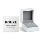 Hoexe Silver Dotted Diamond Ring Caring For Everyday Life, Comfortable To Wear, Sporty Rings For Men And Women - Image 7
