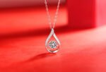 Dynamic - A Fashionable And Trendy Jewelry Necklace Pendant Set With 1-carat Moissanite S925 Sterling Silver And Platinum Plating - Image 2