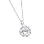 Touch - A Fashionable And Trendy Jewelry Necklace Pendant Set With 1-carat Moissanite S925 Sterling Silver And Platinum Plating - Image 5