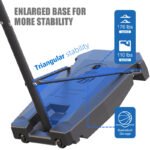 TotheCORE Basketball Stand 5.25-8.53 Ft Adjustable Portable Basketball Hoop & Goal With PC Backplate, Large Base And Wheels - Image 4