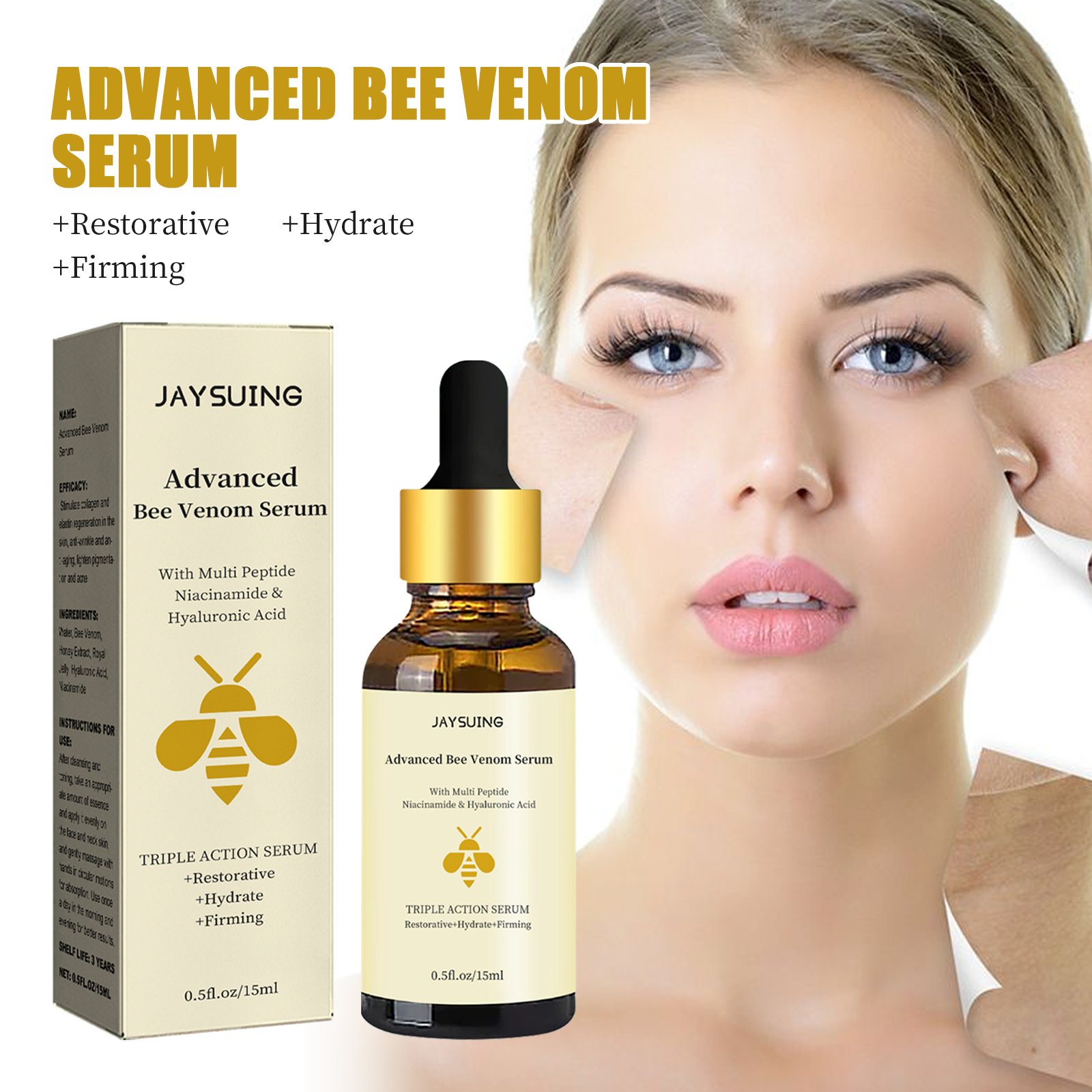 67c3c8c8-fde2-46c6-a2ea-4a58d5e4bb44.jpg Jayswing Bee Venom Light Line Repair Dark, Moisturizing And Firming Skin - Image 1