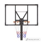 TotheCORE Basketball Stand 5.25-8.53 Ft Adjustable Portable Basketball Hoop & Goal With PC Backplate, Large Base And Wheels - Image 6