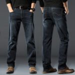 High Elastic Men's Straight Loose Spring And Autumn Jeans - Image 5
