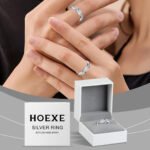 Hoexe Silver Dotted Diamond Ring Caring For Everyday Life, Comfortable To Wear, Sporty Rings For Men And Women - Image 3