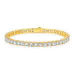 Unique Luxury Fashion Mosan Diamond S925 Silver Bracelet - Image 2