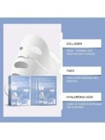 4PCS Bio-Collagen Glow Mask Overnight, Korean Deep Hydrating Firming Hydrogel Mask With Pure Collagen Films For Real Deep Mask Nourishing Experience, Suitable For All Skin Types - Image 5