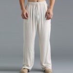 Men's Breathable Linen Loose Casual Sports Pants - Image 3