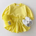 Fashionable Clothing Suit Baby Leisure Children's Clothing Candy Color - Image 5