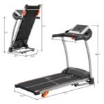Home Use Easy Folding Treadmill,1.5HP Electric Running,Jogging Walking Machine - Image 6