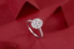 Audrey Large Diamond Ring Luxury Fashion Set Moissanite Silver Ring - Image 6