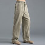 Men's Breathable Linen Loose Casual Sports Pants - Image 5