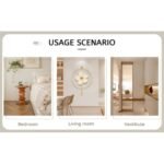 The 4th Generation Floor Standing Full-length Mirror. Wall Mirror, Bathroom Makeup Mirror, Bedroom Foyer, Clothing Store, Wall Mounted. 65 X 23.2 - Image 6