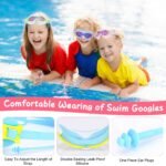 3 Colors Option - 1Pc Kids Swim Goggles With Ear Plugs UV Protection Anti-Fog Leak Proof Wide View Pool Swimming Goggles For Youth Boys Girls Aged 3-16 Years Old Summer Beach Water Park - Image 10