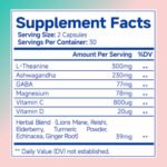 Ashwagandha For Women Supplement With L-Theanine Magnesium, Stress Relief, Focus And Relaxation Support Anxiery Pill - Image 7