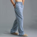 Men's Breathable Linen Loose Casual Sports Pants - Image 2