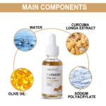 EELHOE Turmeric Dark Spot Correction Face Care Spot Moisturizing And Repairing Skin Tone Serum - Image 5