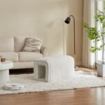 Ottoman Storage Bench Pet Supplies Corduroy Bench Cat's Nest To Hide For The Living Room, Entryway And Bedroom - Image 10