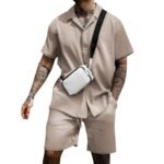 Men's Casual And Comfortable Polo Short-sleeved Shorts Suit - Image 4