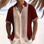 Men's Solid Color Thin Young Casual Fashion Short Sleeve Shirt - Image 4