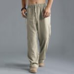 Men's Breathable Linen Loose Casual Sports Pants - Image 7