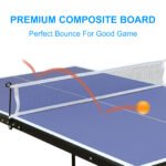 Table Tennis Table Folding Portable Table Tennis Table Set - Image 3